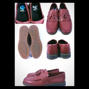 Dr Martens Edison Loafer.  Mens size 10W. Burgundy